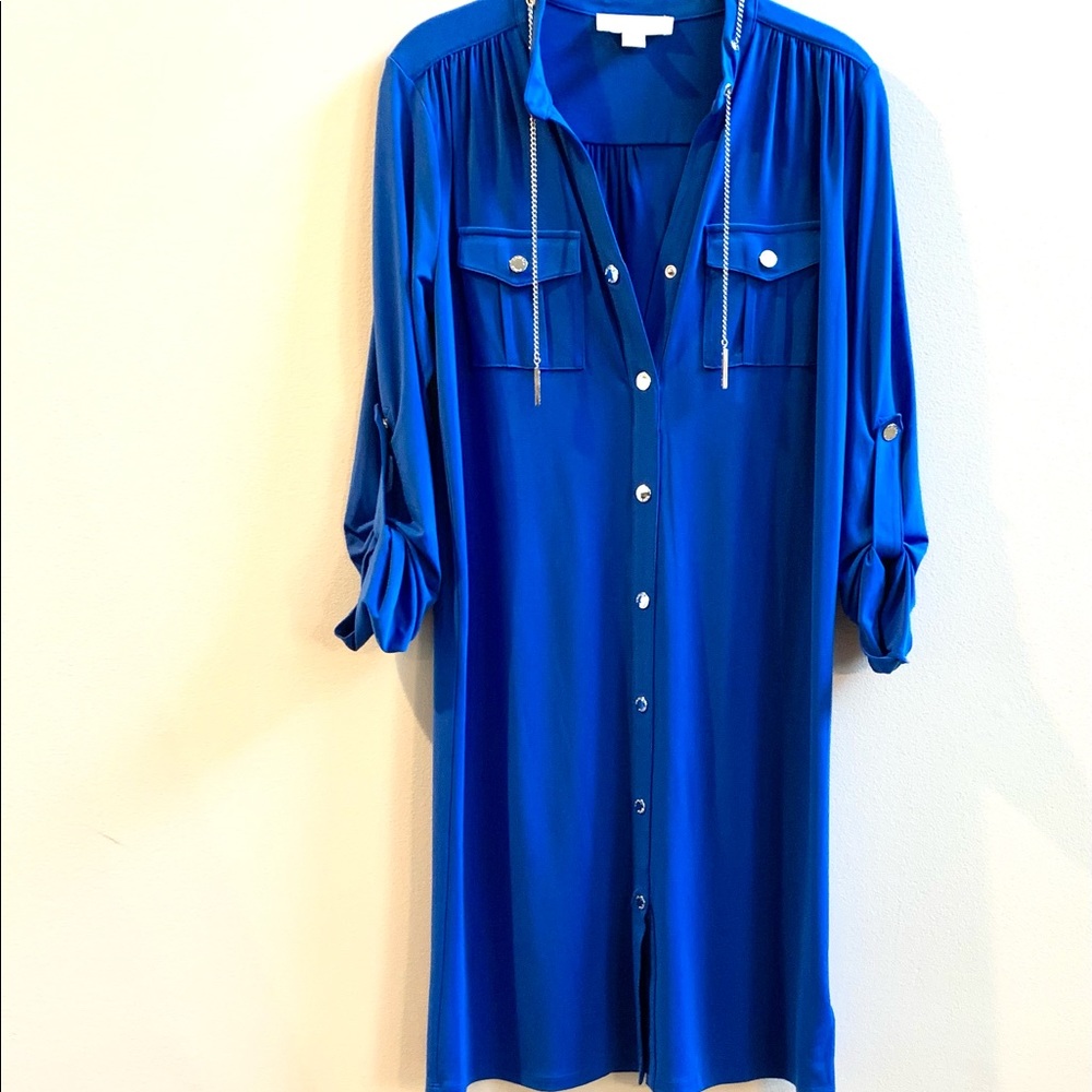 MICHAEL Michael Kors Shirt Dress, Size S